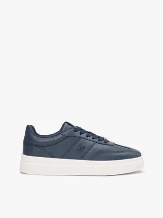 Pebbled Leather Court Sneaker Pebbled Leather Court Sneaker
