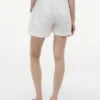 Pellava-puuvillaseos, vetoketjulliset shortsit Pellava-puuvillaseos, vetoketjulliset shortsit