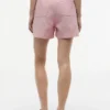 Pellava-puuvillaseos, vetoketjulliset shortsit Pellava-puuvillaseos, vetoketjulliset shortsit