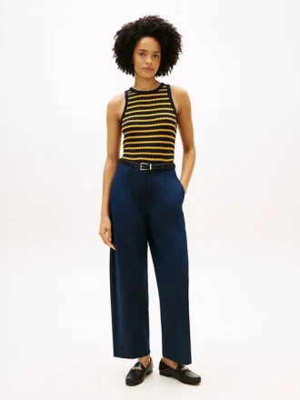 Pliseerattu twill-chino Pliseerattu twill-chino