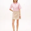 Pliseerattu twill-minihame Pliseerattu twill-minihame
