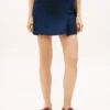 Pliseerattu twill-minihame Pliseerattu twill-minihame