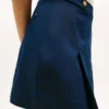 Pliseerattu twill-minihame Pliseerattu twill-minihame