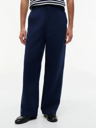 Puuvilla-pellavaseos Utility Chino Puuvilla-pellavaseos Utility Chino