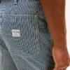 Railroad Stripe Loose Straight -farkut