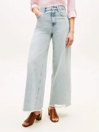 Raw Hem High-Rise Wide Leg Farkut Raw Hem High-Rise Wide Leg Farkut