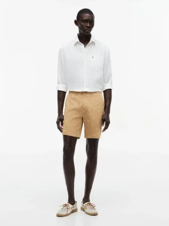 Regular Fit 7″ Anchor Print Shortsit