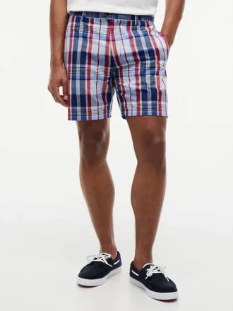 Regular Fit 7″ Madras-shortsit
