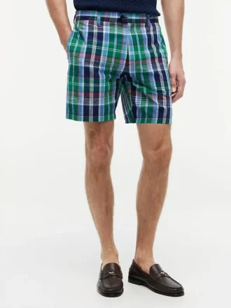 Regular Fit 7″ Madras-shortsit
