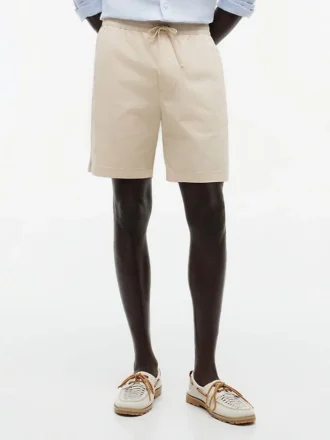 Regular Fit 7″ pesukäsitelty shortsi