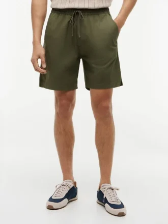 Regular Fit 7″ pesukäsitelty shortsi
