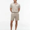 Regular Fit 7″ puuvilla-pellavaseos Shortsit Regular Fit 7″ puuvilla-pellavaseos Shortsit