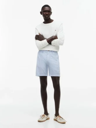 Regular Fit 7″ Seersucker Short