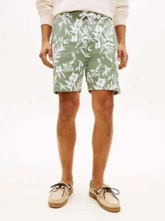 Regular Fit 7″ Tropical Print Shortsit