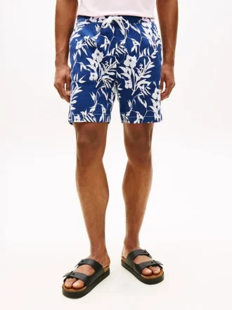 Regular Fit 7″ Tropical Print Shortsit