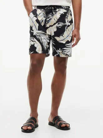 Regular Fit 7″ Tropical Print Shortsit