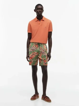 Regular Fit 7″ Tropical Print Shortsit