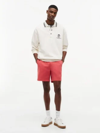 Regular Fit 7″ vaatevärjätty shortsi