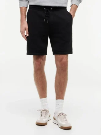 Regular Fit 8″ harjattu fleece-shortsi