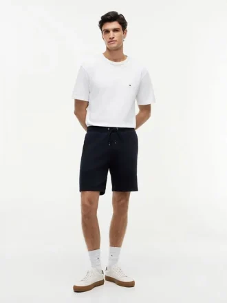 Regular Fit 8″ harjattu fleece-sweatshort