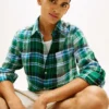 Regular Fit Madras Check -pellavapaita