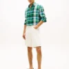Regular Fit Madras Check -pellavapaita