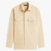 Regular Fit -mallinen slub-twill-ylipaita