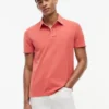 Regular Fit -mallinen, vaatteena värjätty Crest-polo Regular Fit -mallinen, vaatteena värjätty Crest-polo