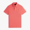 Regular Fit -mallinen, vaatteena värjätty Crest-polo Regular Fit -mallinen, vaatteena värjätty Crest-polo
