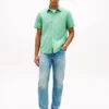 Regular Fit -mallinen, vaatteena värjätty Oxford-paita Regular Fit -mallinen, vaatteena värjätty Oxford-paita