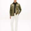 Regular Fit Slub Twill Overshirt Regular Fit Slub Twill Overshirt