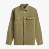 Regular Fit Slub Twill Overshirt Regular Fit Slub Twill Overshirt