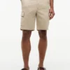 Rento istuvuus, joustava twill-kangas, cargo-shortsit