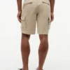 Rento istuvuus, joustava twill-kangas, cargo-shortsit