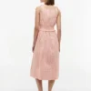 Rypytetty gingham-seersucker-midimekko Rypytetty gingham-seersucker-midimekko