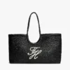 Script Monogram Raffia Maxi Tote