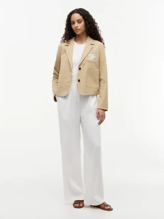 Script Monogram Stretch Twill -bleiseri