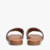 Script Monogram Stripe Woven Slide