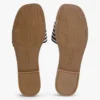 Script Monogram Stripe Woven Slide