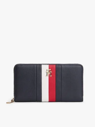 Signature Stripe Zip -lompakko Signature Stripe Zip -lompakko