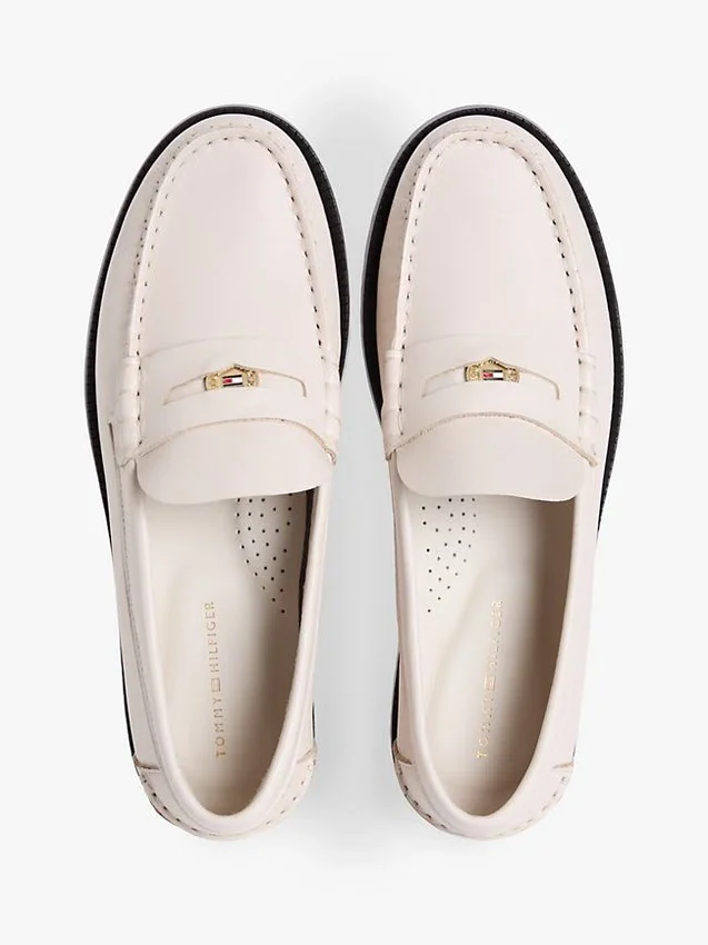 Sileä nahkainen penny-loafer Sileä nahkainen penny-loafer