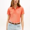 Slim Fit -mallinen joustava puuvillapolo Slim Fit -mallinen joustava puuvillapolo