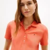 Slim Fit -mallinen joustava puuvillapolo Slim Fit -mallinen joustava puuvillapolo