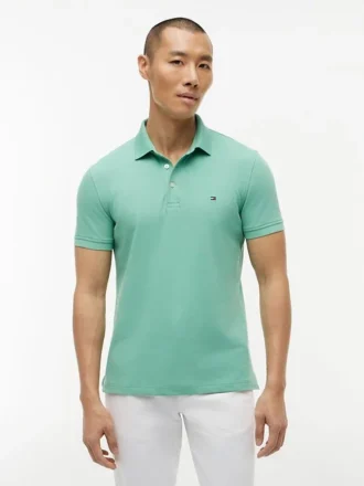 Slim Fit Stretch Pique Polo