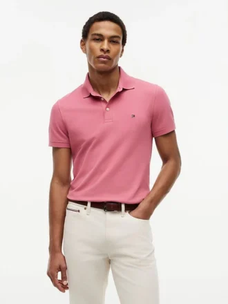 Slim Fit Stretch Pique Polo