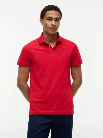 Slim Fit Stretch Pique Polo