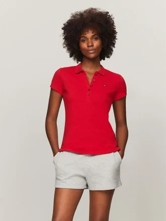 Slim Fit -stretchpuuvillapolo
