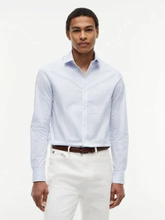 Slim Fit THFlex -raidallinen pukeutumispusero