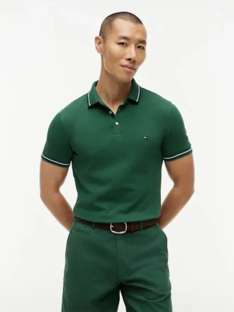 Slim Fit Tipped Polo