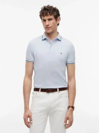 Slim Fit Tipped Polo